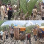 Polsek Medang Deras Gerebek Dua Titik Diduga Sarang Narkoba, Pelaku Kabur Tinggalkan Alat Hisap