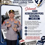 Hari Kebebasan Pers Sedunia: Kapolres Lombok Timur Ajak Pers Jadi Pilar Demokrasi dan Jaga NTB Tetap Kondusif