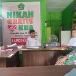 Babinsa jalin hubungan baik bincang santai bersama pegawai KUA Kec.sukabangun